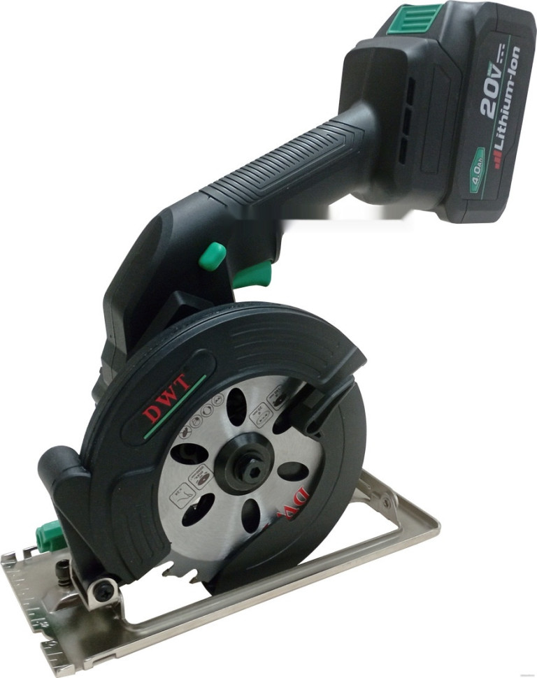 Дисковая (циркулярная) пила DWT AHKP-20-140 DN-4C2 (с 2-мя АКБ)