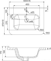 Умывальник IDDIS Optima Home 0106000i28