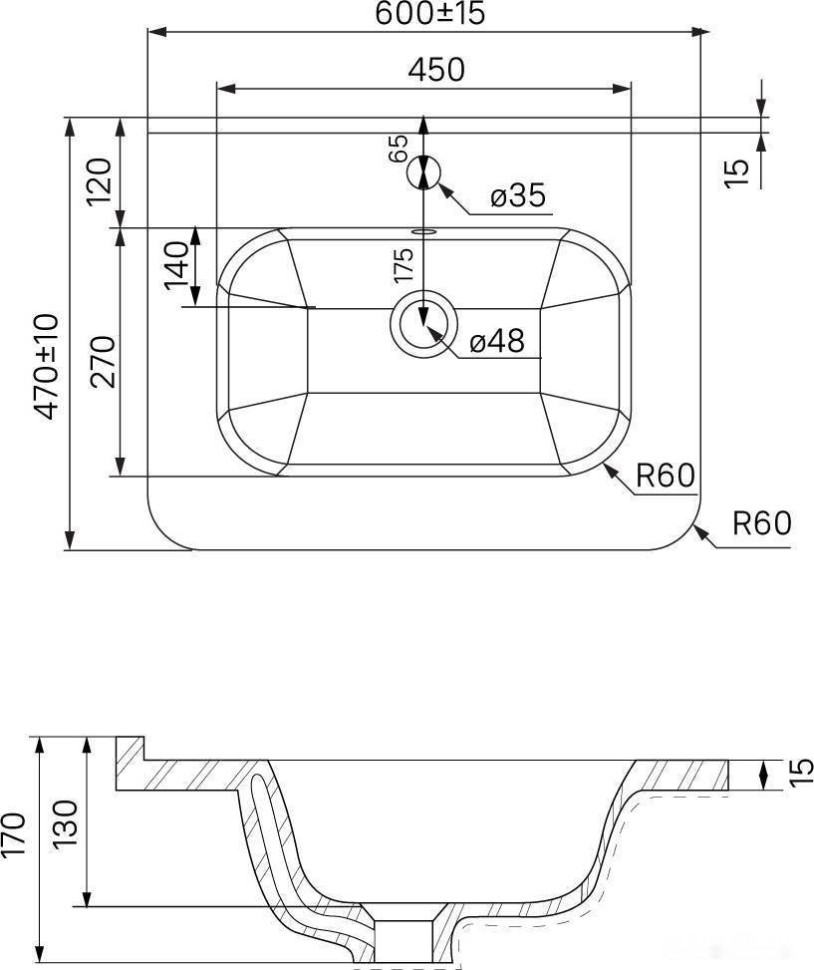 Умывальник IDDIS Optima Home 0106000i28 Умывальник IDDIS Optima Home 0106000i28