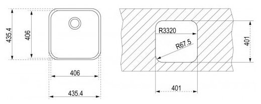 Кухонная мойка Teka Basico BE 400 1B Кухонная мойка Teka Basico BE 400 1B