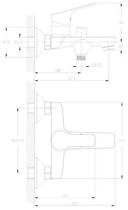 Смеситель Rossinka Silvermix RS29-31 Смеситель Rossinka Silvermix RS29-31