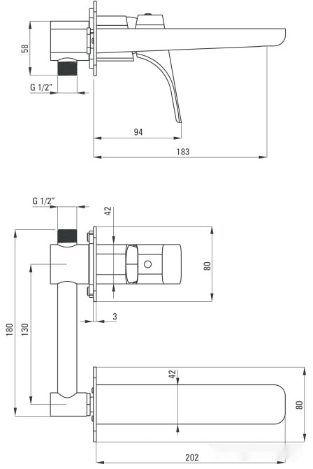 Смеситель Deante Hiacynt BQH N54L Смеситель Deante Hiacynt BQH N54L
