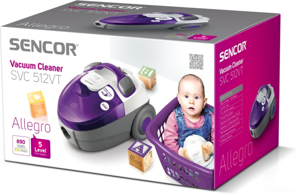 Пылесос Sencor SVC 512VT Пылесос Sencor SVC 512VT