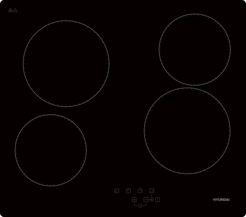 Варочная панель Hyundai HHE 6410 BG Варочная панель Hyundai HHE 6410 BG