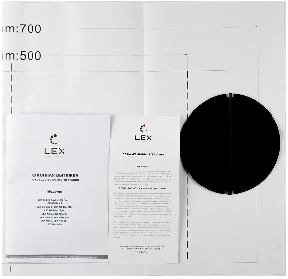 Вытяжка LEX GS Bloc G 600 серый Вытяжка LEX GS Bloc G 600 серый