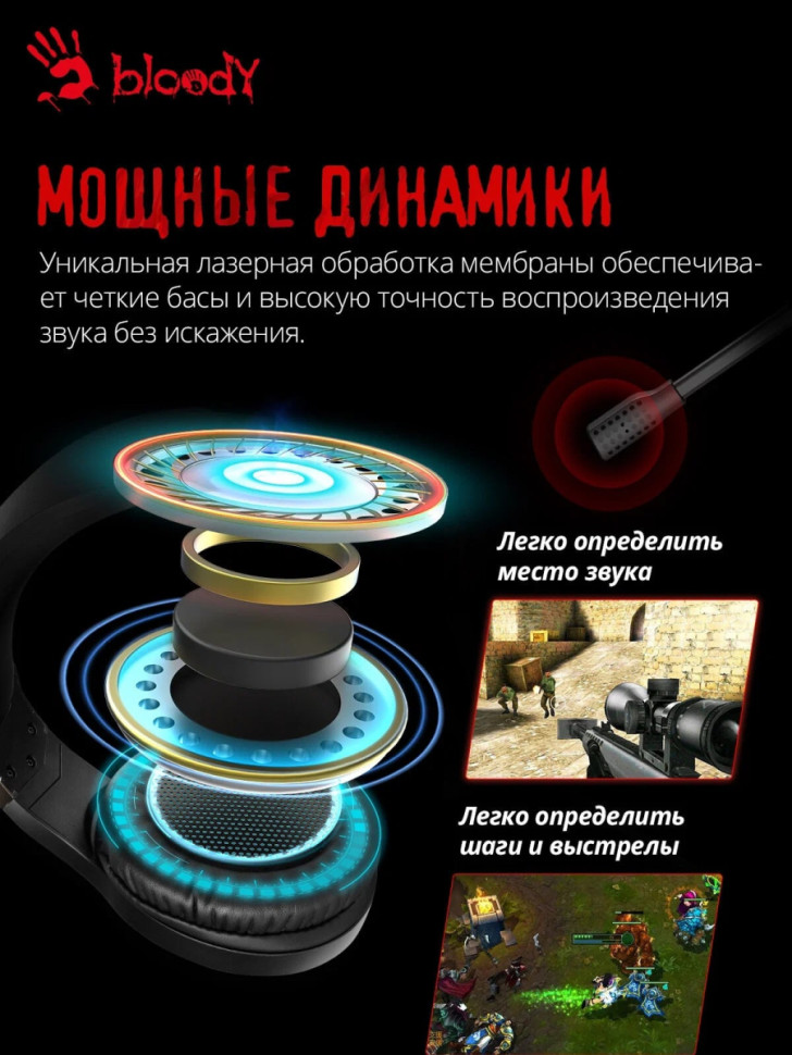 Наушники A4Tech Bloody GR230 Наушники A4Tech Bloody GR230