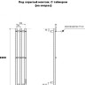 Полотенцесушитель Маргроид Ferrum Inaro СНШ 150x6x12 6 крючков, Черный матовый, скрытого монтажа, таймер справа