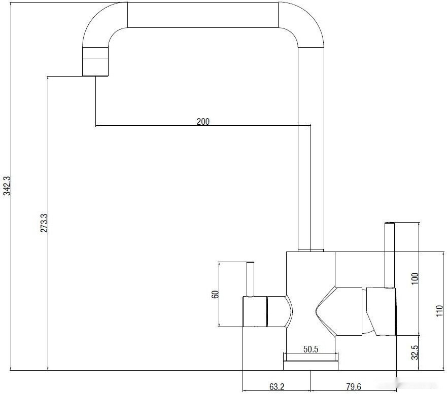 Смеситель ESKO FW519