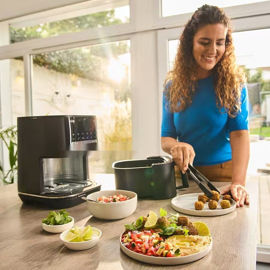 Аэрогриль Braun MultiFry 5 Air Fryer 3-i-n1 HF5075IBK Аэрогриль Braun MultiFry 5 Air Fryer 3-i-n1 HF5075IBK