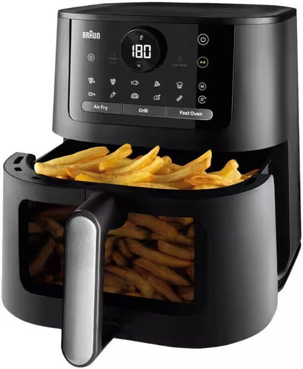 Аэрогриль Braun MultiFry 5 Air Fryer 3-i-n1 HF5075IBK Аэрогриль Braun MultiFry 5 Air Fryer 3-i-n1 HF5075IBK