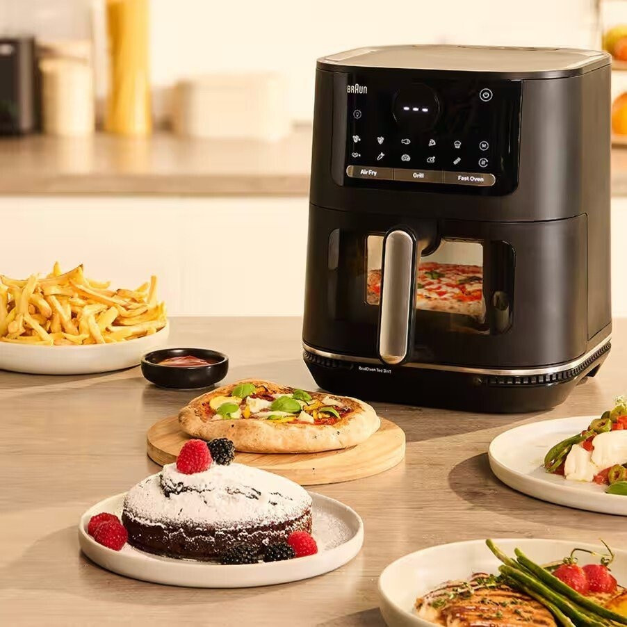 Аэрогриль Braun MultiFry 5 Air Fryer 3-i-n1 HF5075IBK Аэрогриль Braun MultiFry 5 Air Fryer 3-i-n1 HF5075IBK