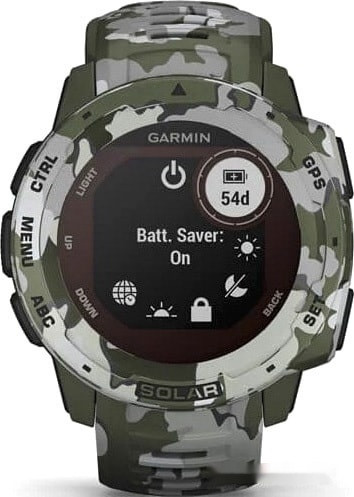 Умные часы Garmin Instinct Solar Camo Edition (лишайник)