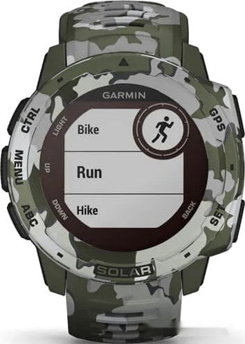 Умные часы Garmin Instinct Solar Camo Edition (лишайник)