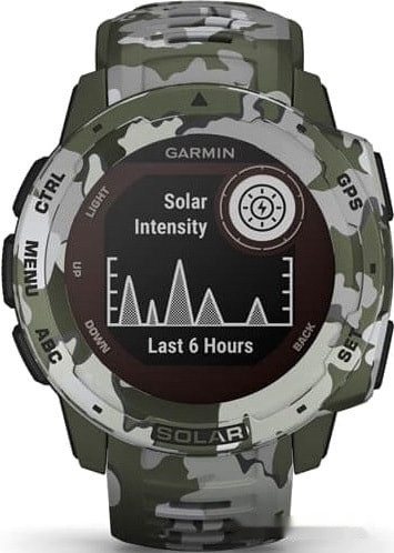 Умные часы Garmin Instinct Solar Camo Edition (лишайник)