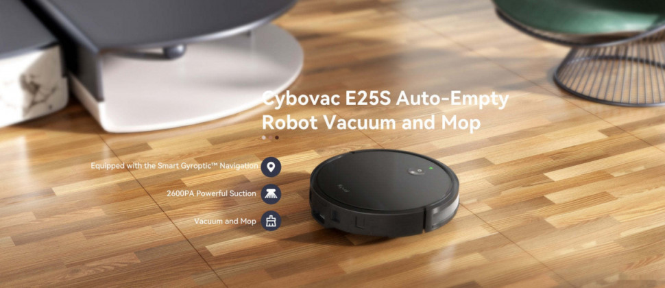 Робот-пылесос Kyvol Cybovac E25S (черный) Робот-пылесос Kyvol Cybovac E25S (черный)