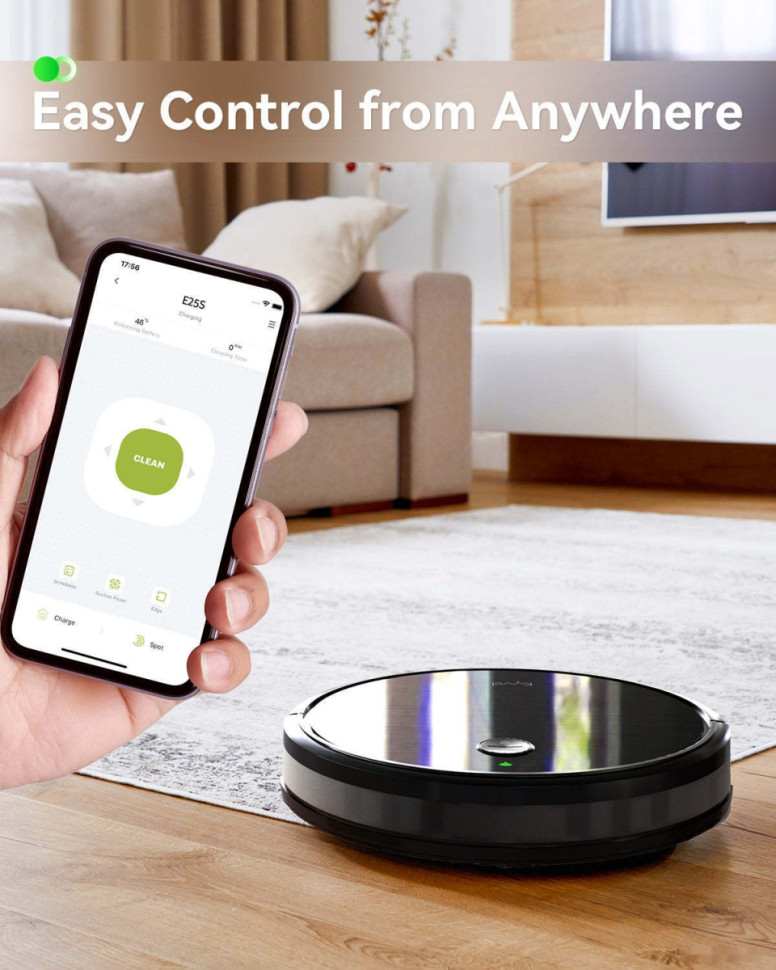 Робот-пылесос Kyvol Cybovac E25S (черный) Робот-пылесос Kyvol Cybovac E25S (черный)