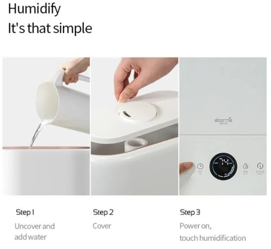 Увлажнитель воздуха Deerma DEM-ST636W