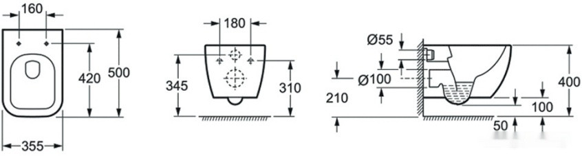 Унитаз Lavinia Boho One Rimless 3302103R