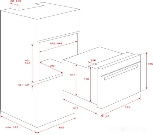 Духовой шкаф Teka HSB 630 (белый) [41560131]