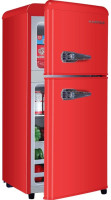 Холодильник с верхней морозильной камерой HARPER HRF-T120M (красный)