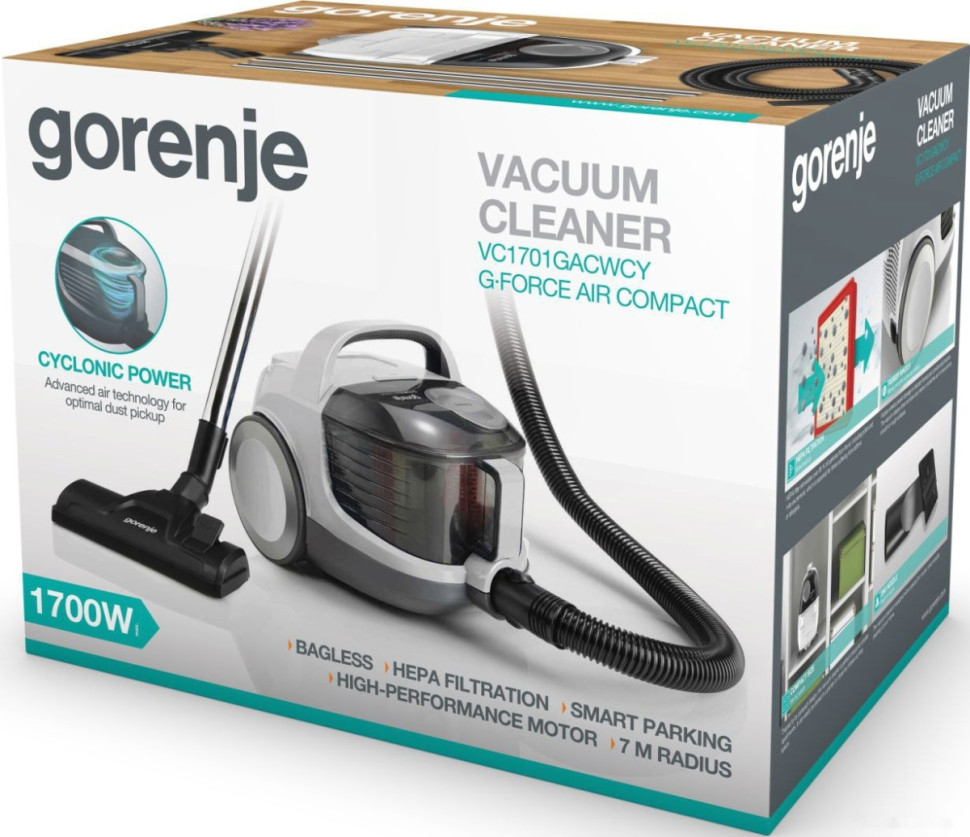 Пылесос Gorenje VC1701GACWCY