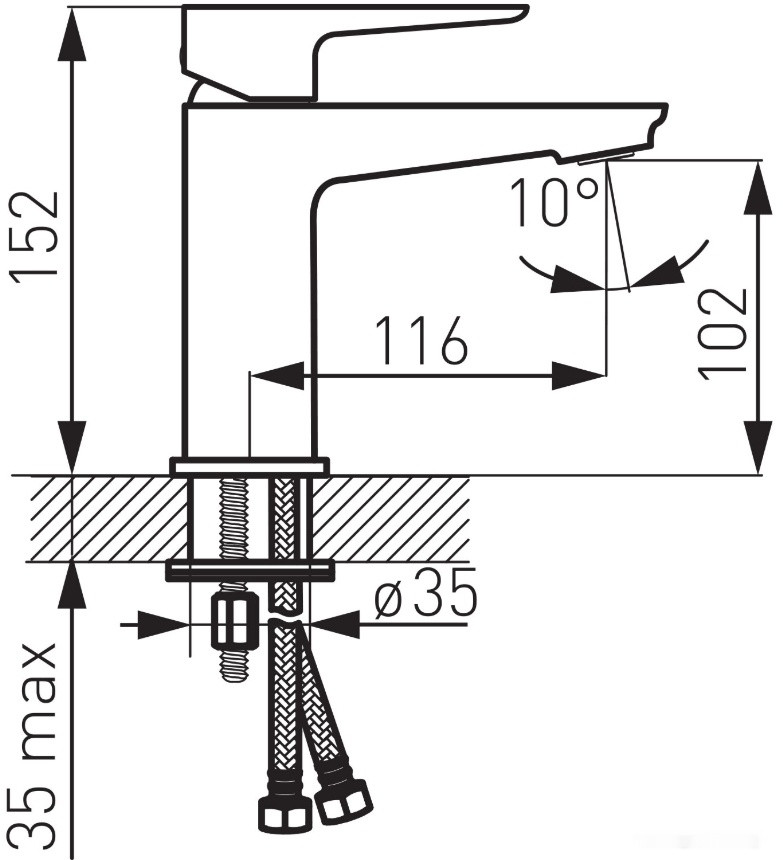 Смеситель Ferro Adore BDR2
