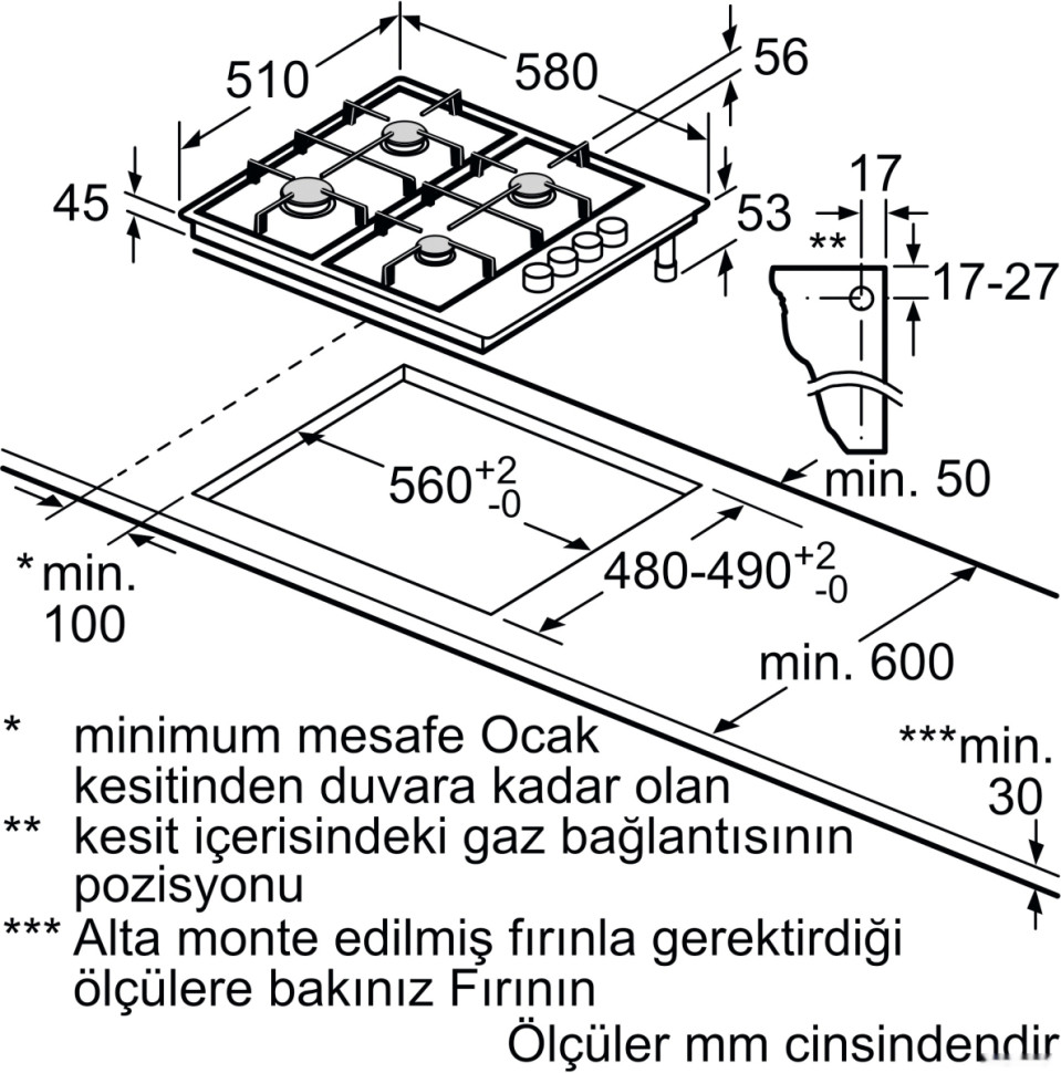 Варочная панель Bosch Serie 2 PBP6C2B82O