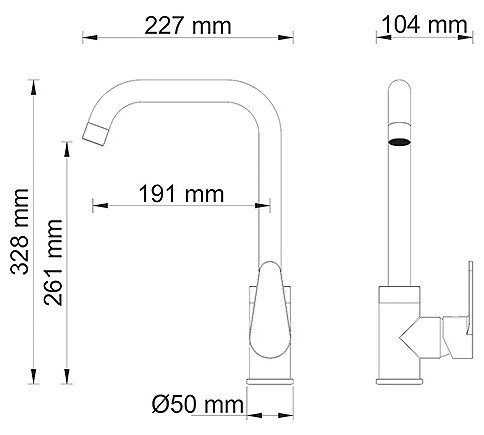 Смеситель Wasserkraft Alz 28807 Смеситель Wasserkraft Alz 28807