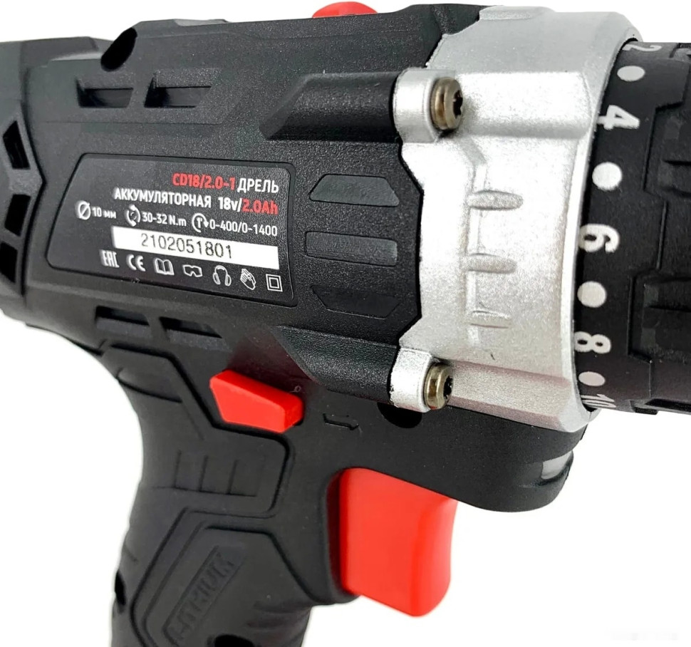Дрель-шуруповерт Number ONE CD18/2.0-1 (с 2-мя АКБ) Дрель-шуруповерт Number ONE CD18/2.0-1 (с 2-мя АКБ)
