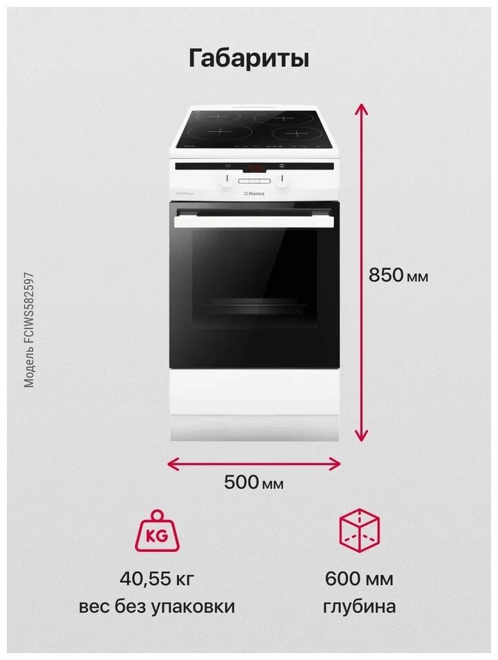 Плита Hansa FCIWS582597 Плита Hansa FCIWS582597