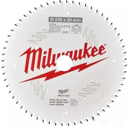 Пильный диск Milwaukee 4932471308