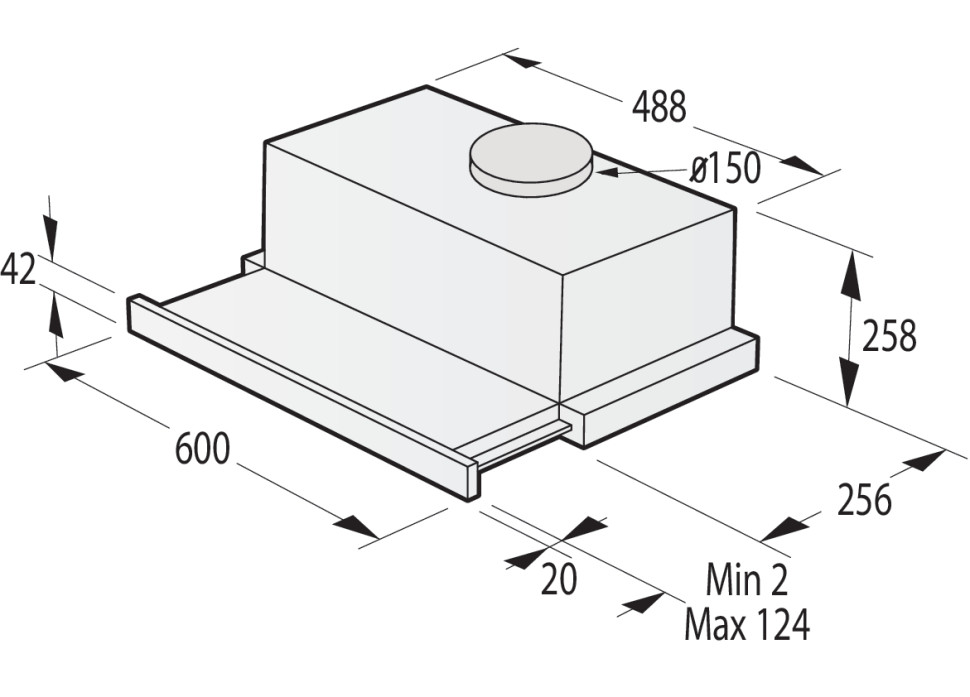 Вытяжка Gorenje TH606E7B