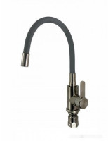 Кухонная мойка БелЭворс New Lux R + смеситель W74004-9 + дозатор L405-1 (серый/сатин)