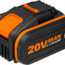 Аккумулятор для инструмента Worx WA3553 (20В/4 Ah) Аккумулятор для инструмента Worx WA3553 (20В/4 Ah)