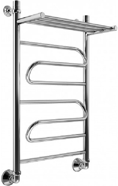 Водяной полотенцесушитель Маргроид Вид 1 с полкой 80x50
