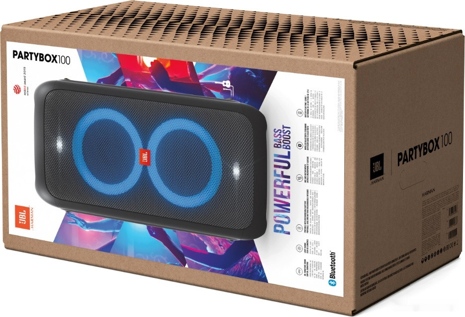 Музыкальный центр JBL PartyBox 100