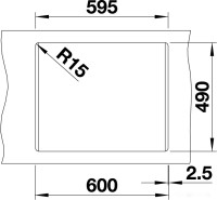 Кухонная мойка Blanco Naya 6 519640 (алюметаллик)