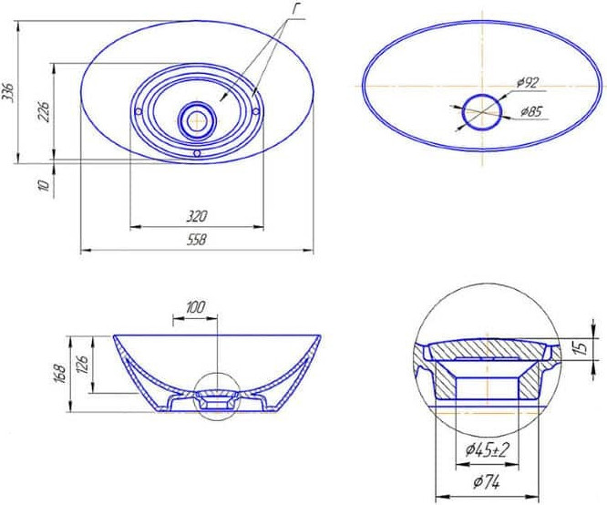 Умывальник dreja Триумф Умывальник dreja Триумф