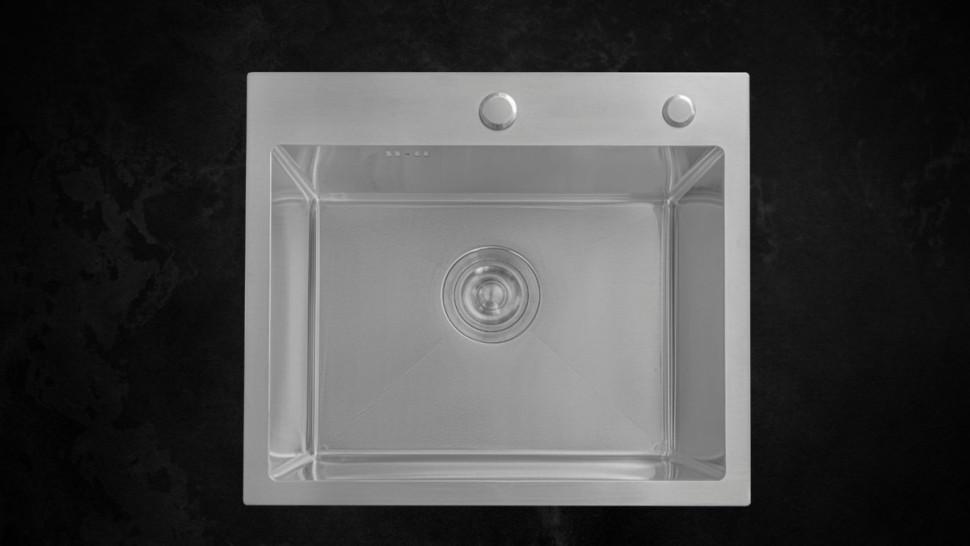 Кухонная мойка Astir Satin 50x44 (с сифоном, дозатором и коландером)