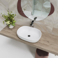 Умывальник Lauter 21836 + клапан 21190CH + сифон 21635CH (хром)