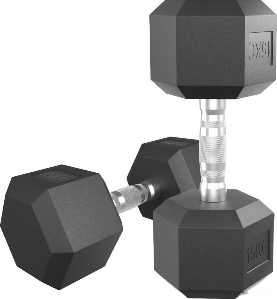Гантель UnixFit DBHEX15 15 кг