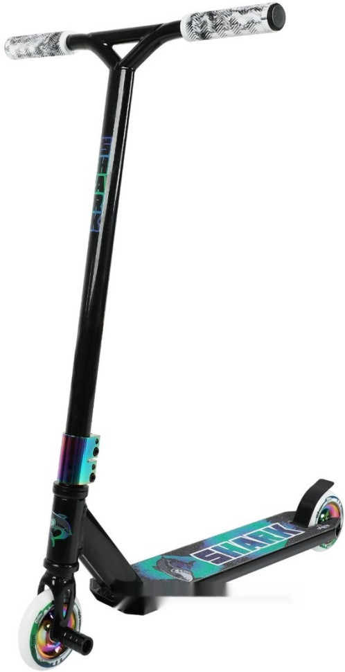 Самокат Ateox Shark 2024 (черный/нео)