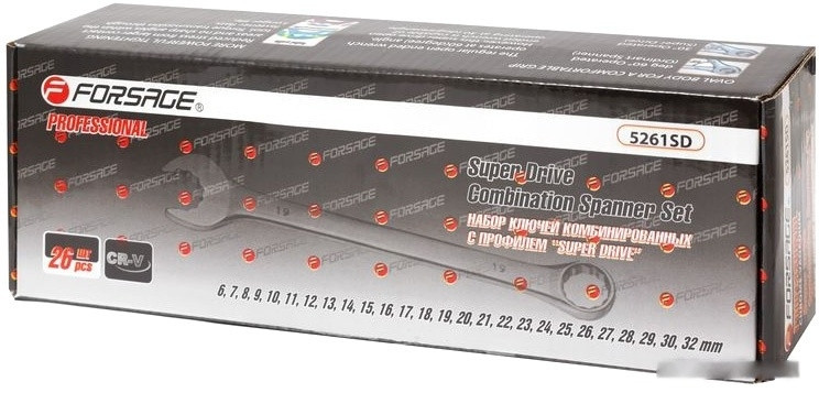 Набор ключей Forsage F-5261SD (26 предметов) Набор ключей Forsage F-5261SD (26 предметов)