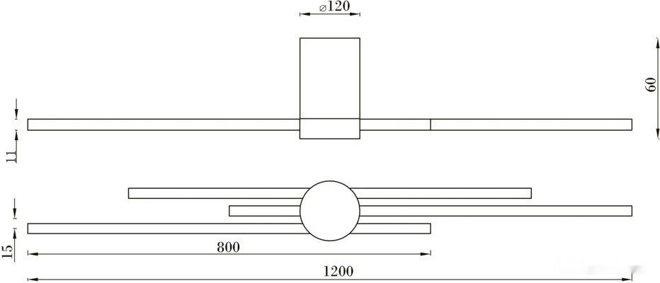 Бра Kinklight Лорин 08428-1203.19 (черный) Бра Kinklight Лорин 08428-1203.19 (черный)