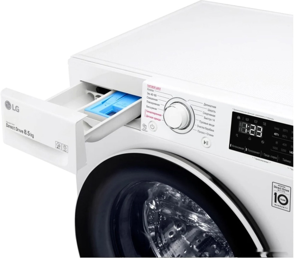 Стиральная машина LG F4V3ES0W Стиральная машина LG F4V3ES0W