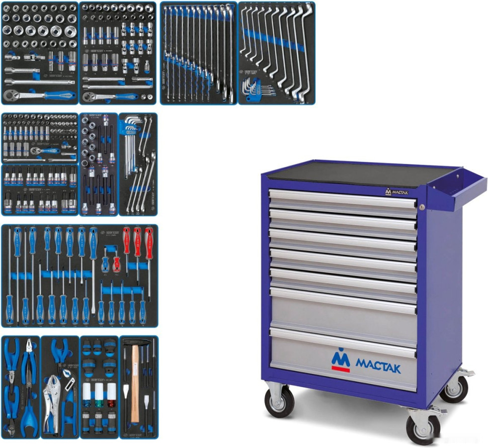 Универсальный набор инструментов King Tony Claim 934-286AMB (286 предметов)