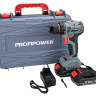Дрель-шуруповерт Profipower MKBL-18B (с 2-мя АКБ, кейс) Дрель-шуруповерт Profipower MKBL-18B (с 2-мя АКБ, кейс)