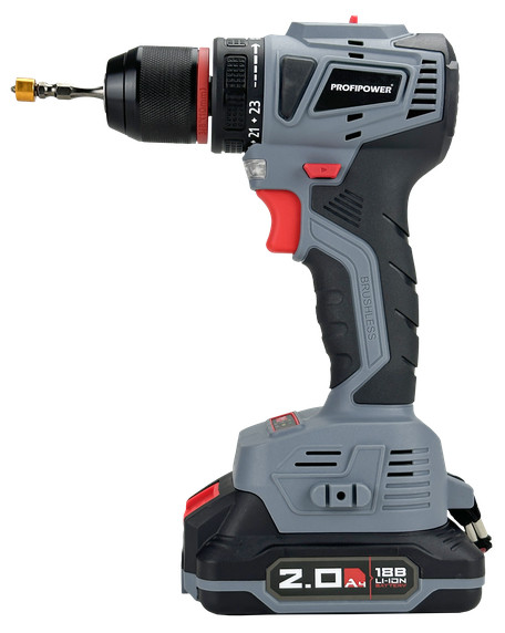 Дрель-шуруповерт Profipower MKBL-18B (с 2-мя АКБ, кейс) Дрель-шуруповерт Profipower MKBL-18B (с 2-мя АКБ, кейс)