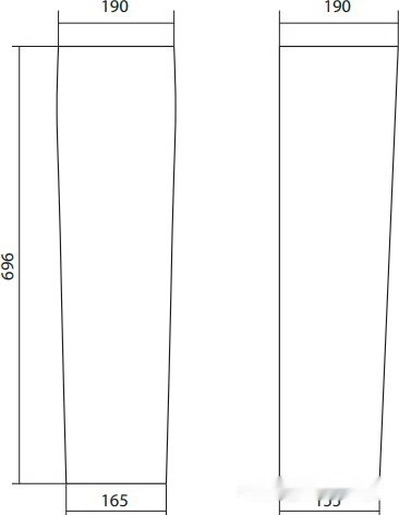 Умывальник Santek Нео-50 1.WH30.2.184+1.WH30.2.182