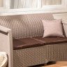 Садовый диван Keter Toledo Love Seat 254011 (капучино)